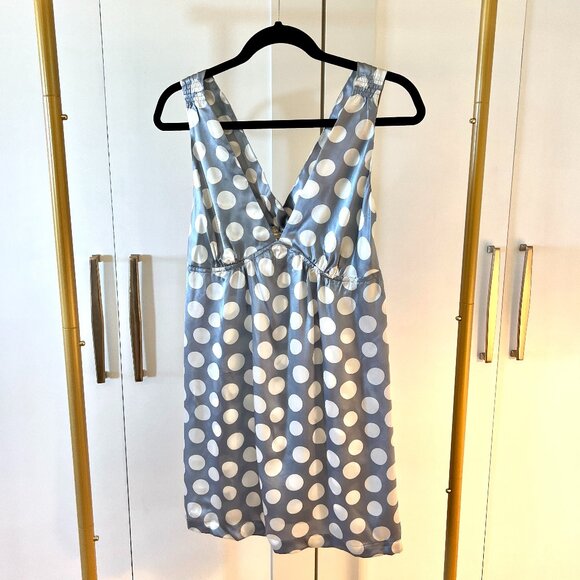100% Silk Polka Dot Dress by Fiori di Zucca - Picture 1 of 8